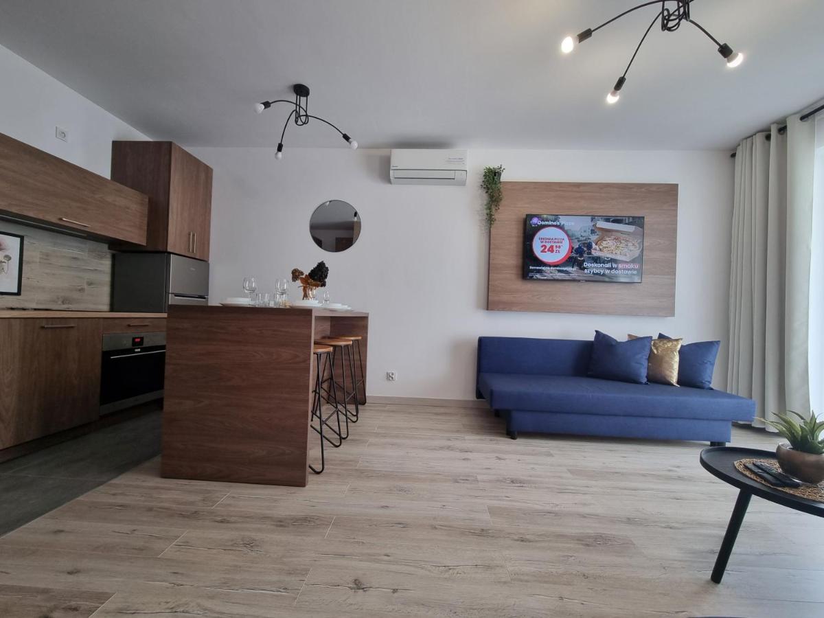 Q Apart Enter- Klimatyzowany 2 Pokojowy Apartament Przy Manufakturze Z Garazem Gratis, Fv Łódź Exterior foto